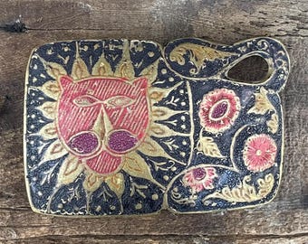 Vintage Handcast Brass Belt Buckle Boho Hippie Botanical & Lion Animal Figural il_fullxfull.4513303363_jdjn.jpg main image 4