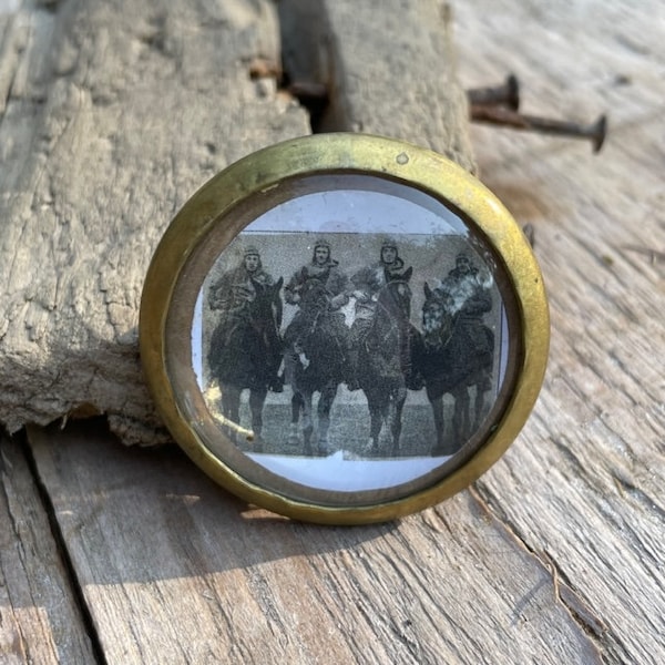 Vintage Bridle Rosette Single "The Four Horsemen of Notre Dame"