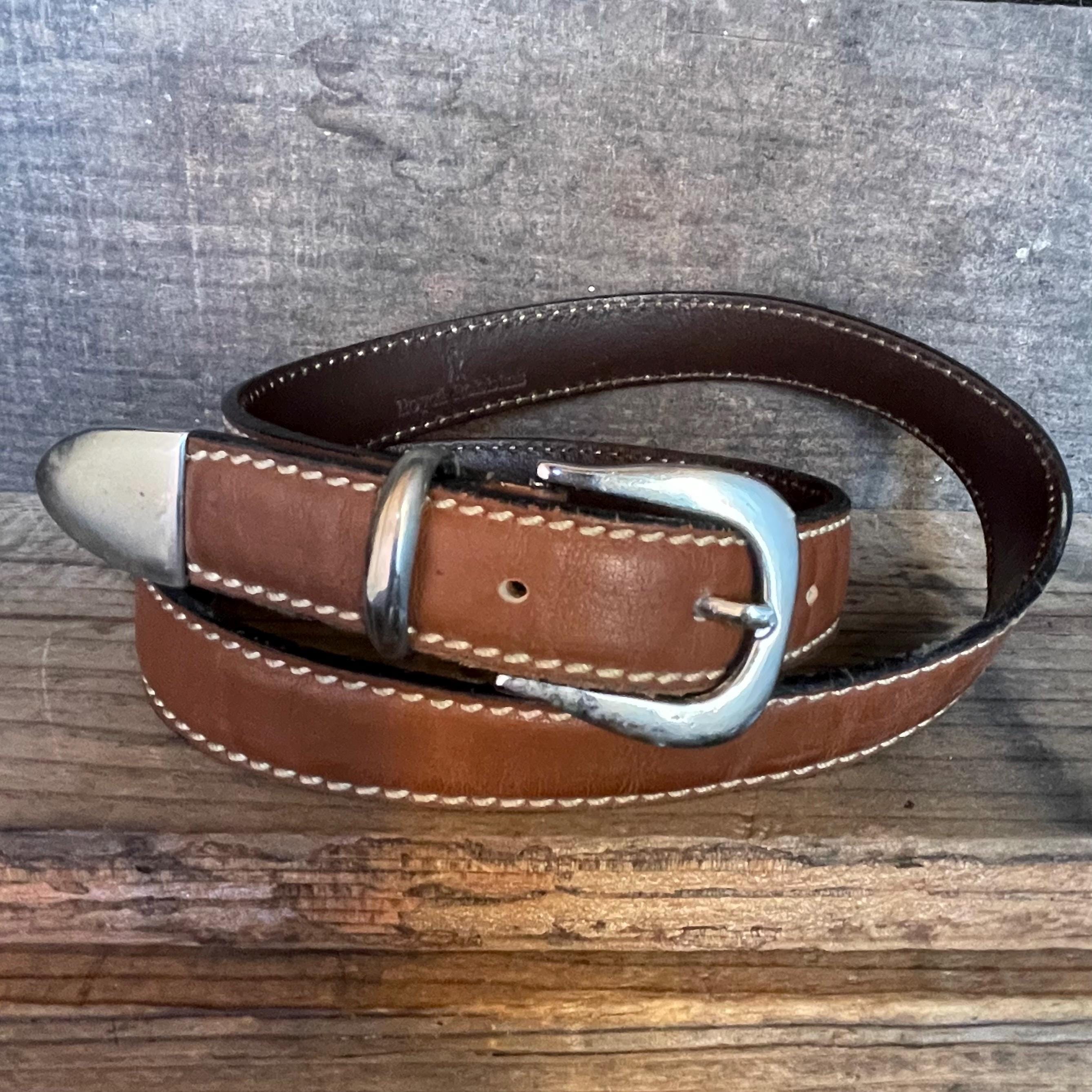 Vintage Royal Robbins Braided Leather Belt - Medium Royal Robbins Embroidered Faux Suede Abstract Pattern Black  main image 3