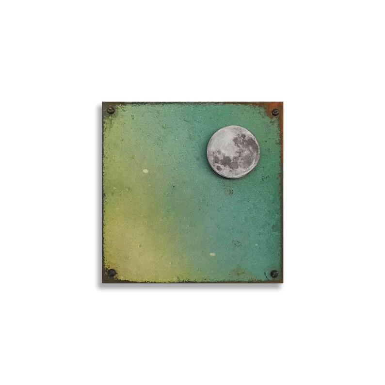 Rusted Lemon Metal Wall Art Etsy