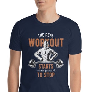 Weight Lifter, Gym Work Out, Pumping Iron Short-Sleeve Unisex T-Shirt