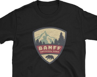 Banff National Park Short-Sleeve Unisex T-Shirt Canadian Nation Park Souvenirs
