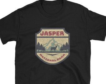 Jasper National Park Short-Sleeve Unisex T-Shirt Canadian Nation Park Souvenirs
