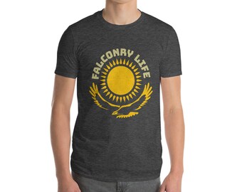 Men and Women&#39;s Falconry Life for Falconers Only Falconry and Hawkers Hawking Falconry Supplies Short-Sleeve T-Shirt