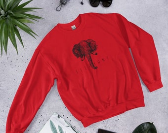Endangered Species Elephant Wildlife Defenders Unisex Sweatshirt