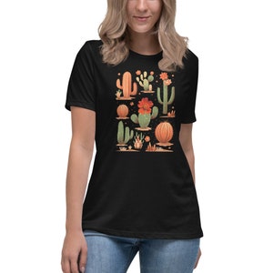 Gardening Succulents and Cactus Lover&#39;s Women&#39;s Relaxed T-Shirt