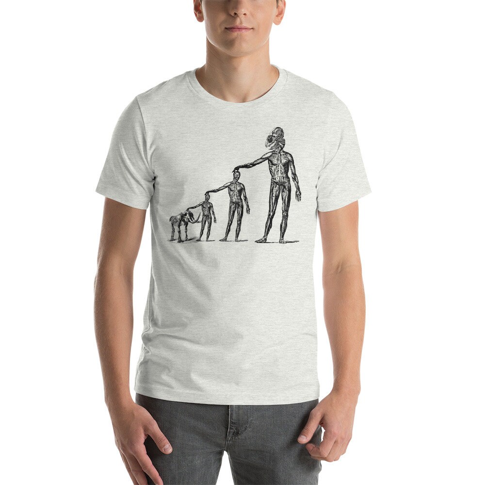 Weird Vintage Anthropology Illustration Strange Neanderthal