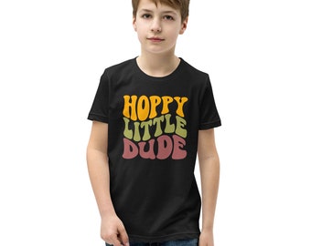 Vintage Hoppy Little Dude Retro Sixties Fun Wavy Youth Unisex Short Sleeve T-Shirt