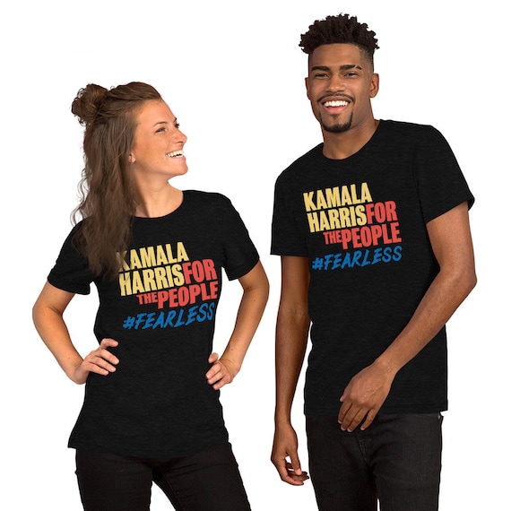Kamala Harris For President 2024 LGBTQ Gay Pride USA Flag T- Shirt