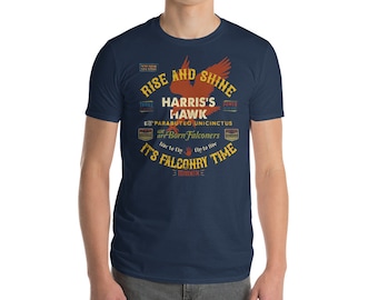 Revised! Falconers Harris&#39;s Hawk Shirt Falconry Supplies for Hawkers and Hawking Short-Sleeve T-Shirt