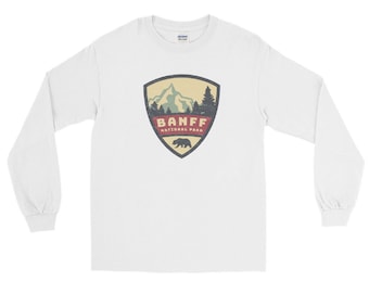 Banff National Park Unisex Long Sleeve Shirt Canadian Nation Park Souvenir