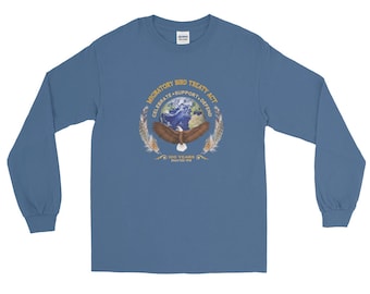 Migratory Bird Act for Birding, Birders, Birdwatchers and Bird Lovers Long Sleeve T-Shirt