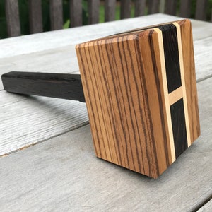 Wooden Mallet, Carvers Mallet, Craft Tools, Craft Supplies, Joiners mallet, Heavy Mallet, Exotic Wood mallet