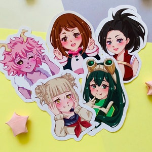 My Hero Academia Anime Digital Printable Sticker Pack Etsy