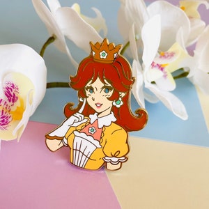 Daisy Enamel Pin - Cute Anime Gaming Hard Enamel Lapel Pin