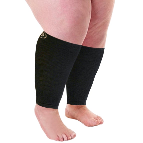 3 Pairs 20 Inches XXL Wide Plus Size Calf Compression Socks for Circulation  Compression Long Legs