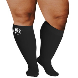 Plus Size Compression Socks | Wide Calf by Dominion Active