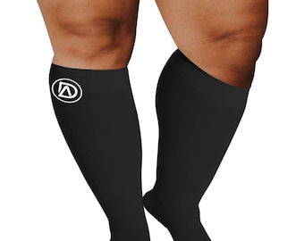 Plus Size Compression Socks | Wide Calf by Dominion Active