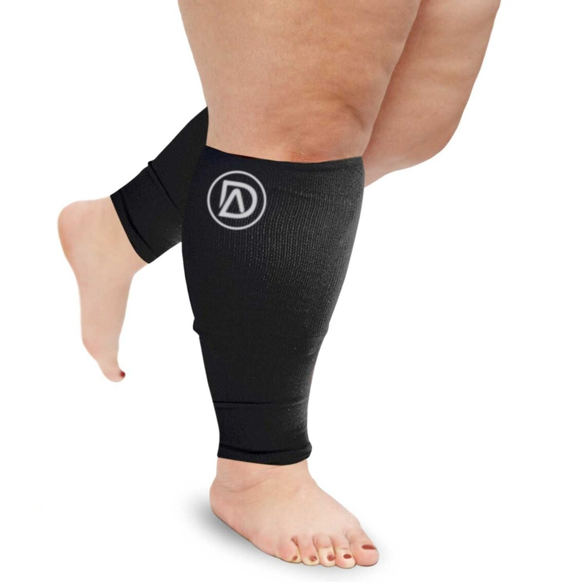 WIDE Calf Compression Sleeves Plus Size by Dominion Active Etsy