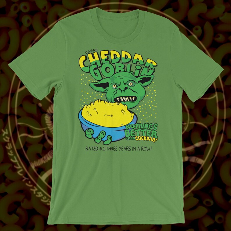 Cheddar Goblin TShirt GREEN Etsy
