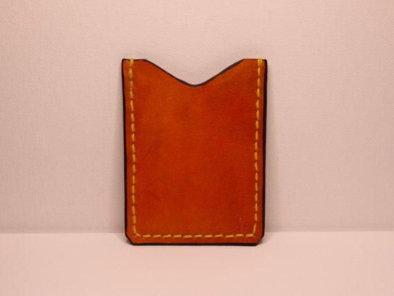 1PV7,1 pocket leather wallet, Front pocket wallet… - image 3