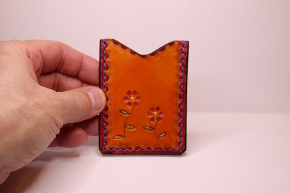 1PV1,1 pocket leather wallet, Front pocket wallet… - image 3