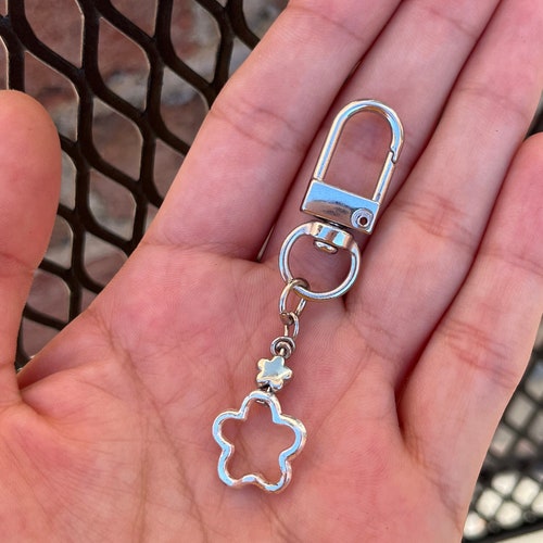 Flower Clipon Keychain GOLD NOW AVAILABLE Etsy