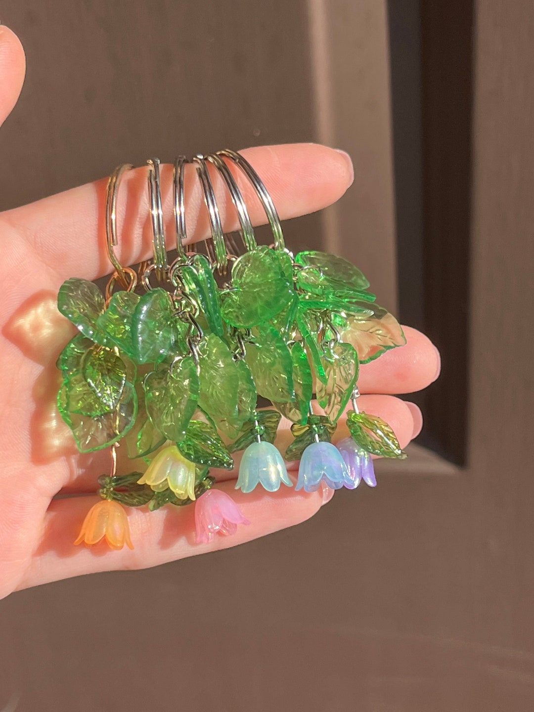 Tulip Keychain NEW COLORS AVAILABLE Etsy