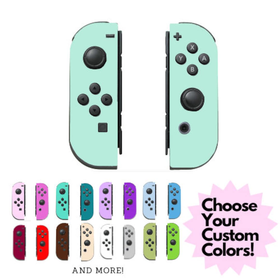 Nintendo Switch Vinyl Decal Skin Set for Joycons Mix and Match Skins