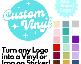 Custom Vinyl or Iron on stickers