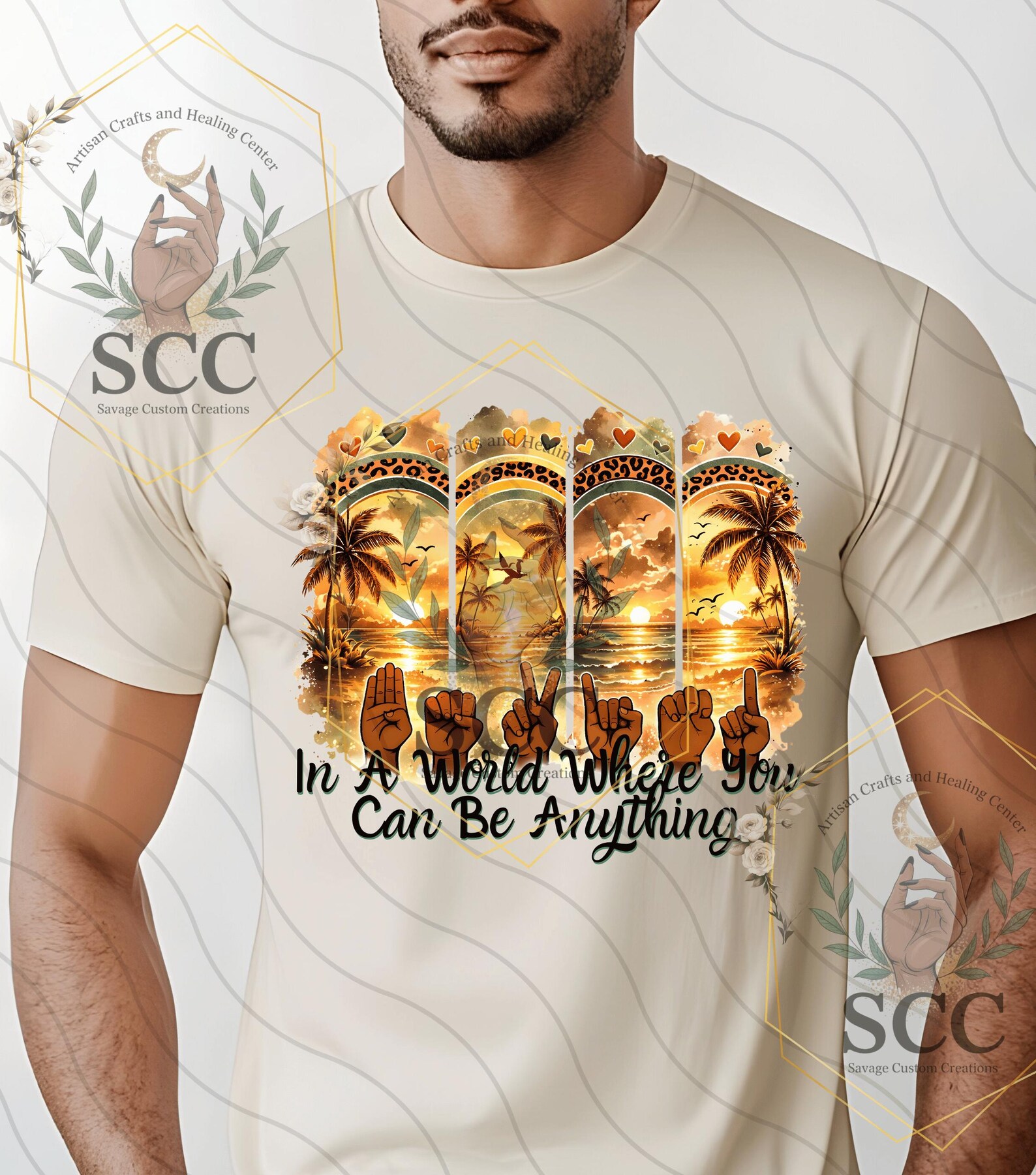 ASL Be Kind Sunset PNG, Inclusive Sign Language Design, Deaf Pride - Etsy