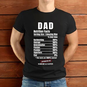 DAD Nutrition Facts  (Custom name)