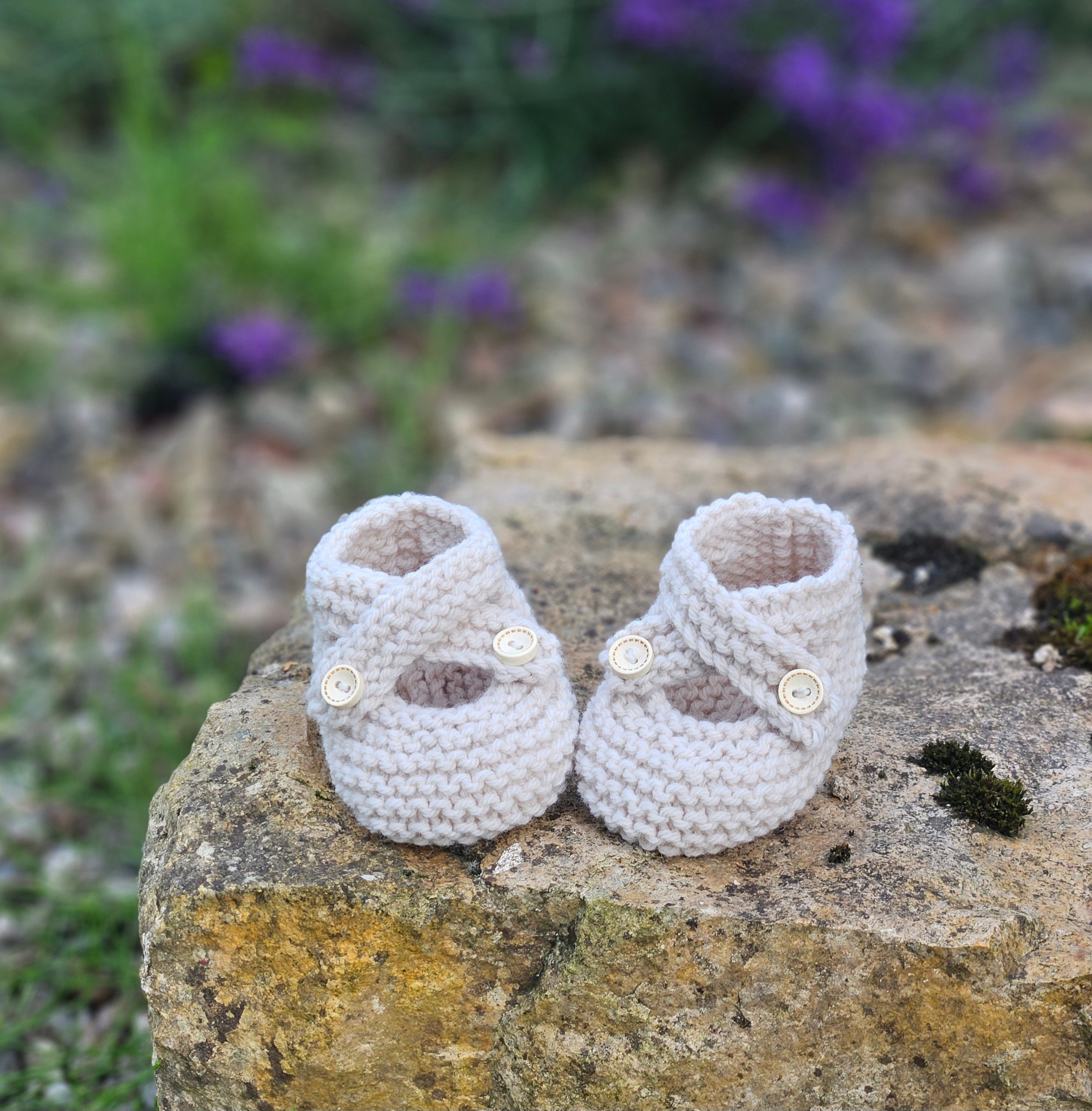 Chaussons Tricotés Pour Nouveau-né Carter's - Motif Shamrock, 100% Laine, Neuf Avec étiquettes