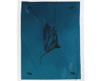 Stingray Velveteen Plush Blanket
