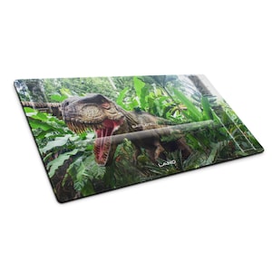 Magic card playmat dinosaur theme