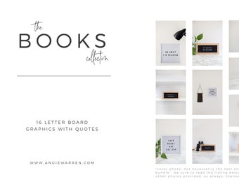 Letter Board Stock Photos - Books Collection