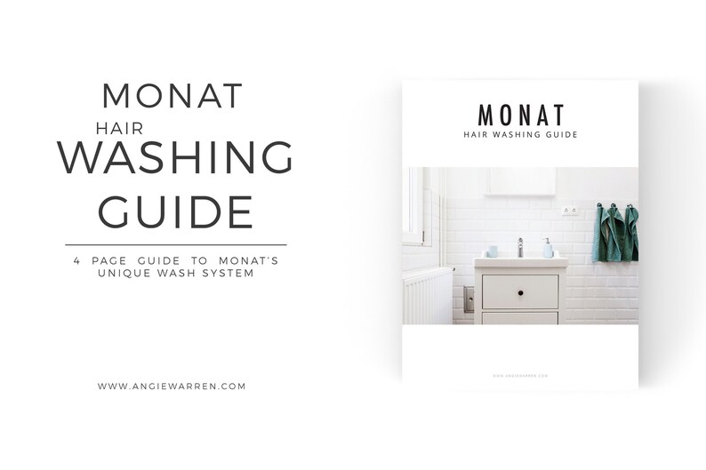 Monat Hair Washing Guide - Etsy
