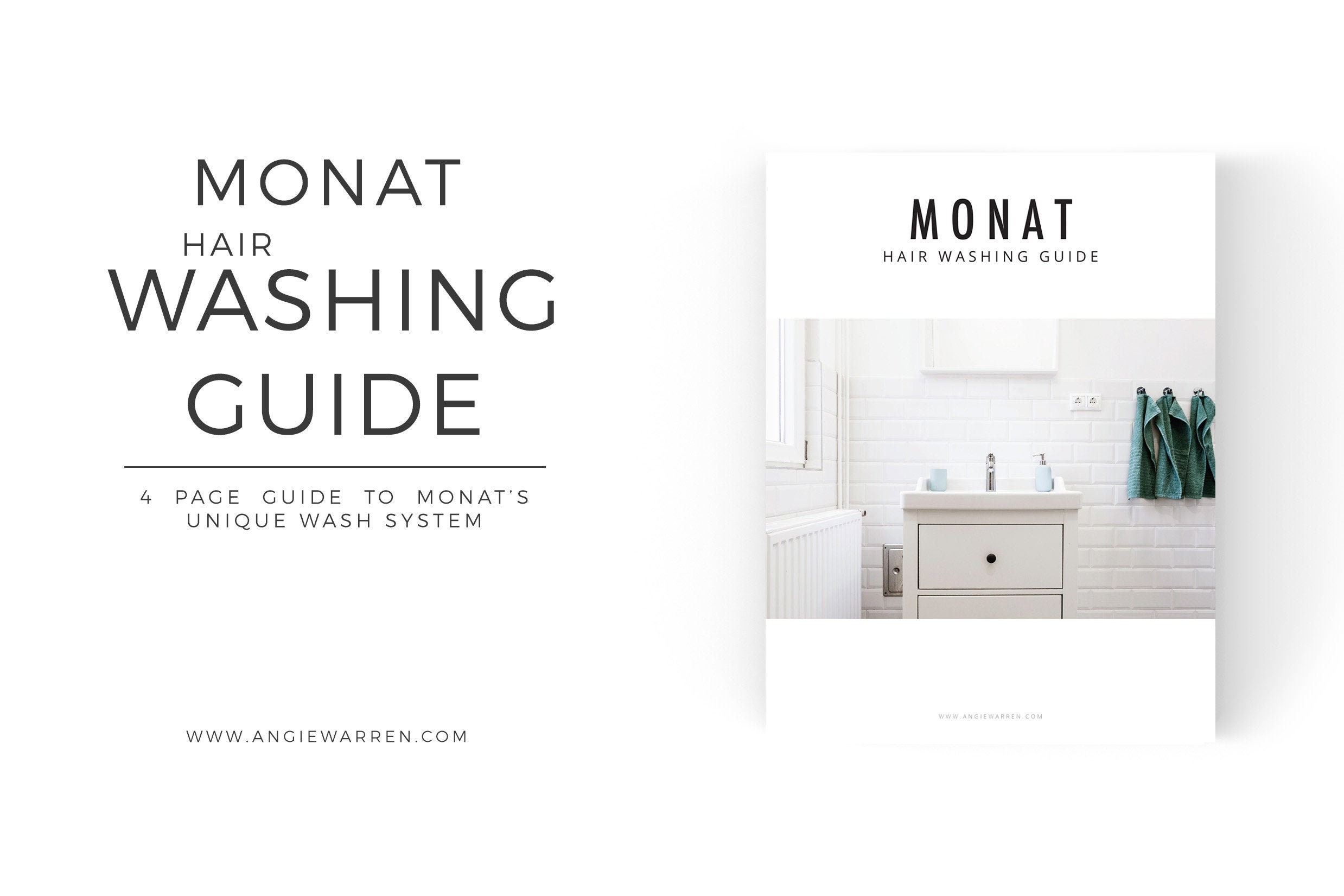 Monat Hair Washing Guide - Etsy