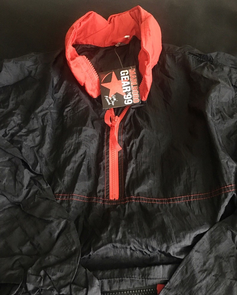 Deadstock Vintage Nylon Marlboro Windbreaker Jacket Size L