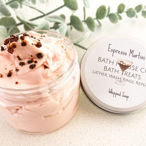 Espresso Martini Whipped Soap Birthday Gifts For Her, Dessert Soap, Whipped Soap Party Favours, Body Butter Soap, Coffee Lover Gifts for Him