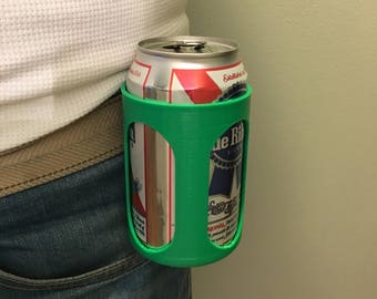 Beer Carrier, Boyfriend Gift, Gift for Men, Valentines, Personalized Gift, Gift for Him, Beer Holster, Beverage Holster, 4th of July Gift