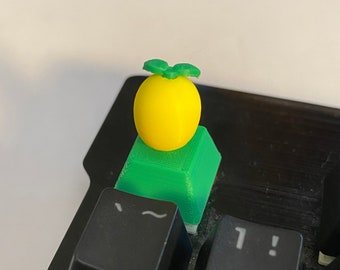 Lemon Keycap for Mechanical Keyboard, Fruit Jewelry Custom Keycap, Keyboard Cap Tech Accessories, Cute Cherry Mx Keycaps for Gaming Keyboard