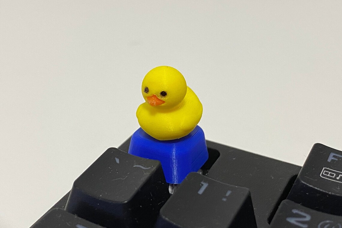 Rubber Duck Keycap for Mechanical Keyboard Rubber Duck Etsy