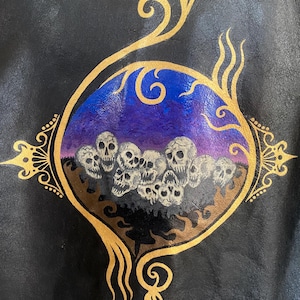Hand painted skulls