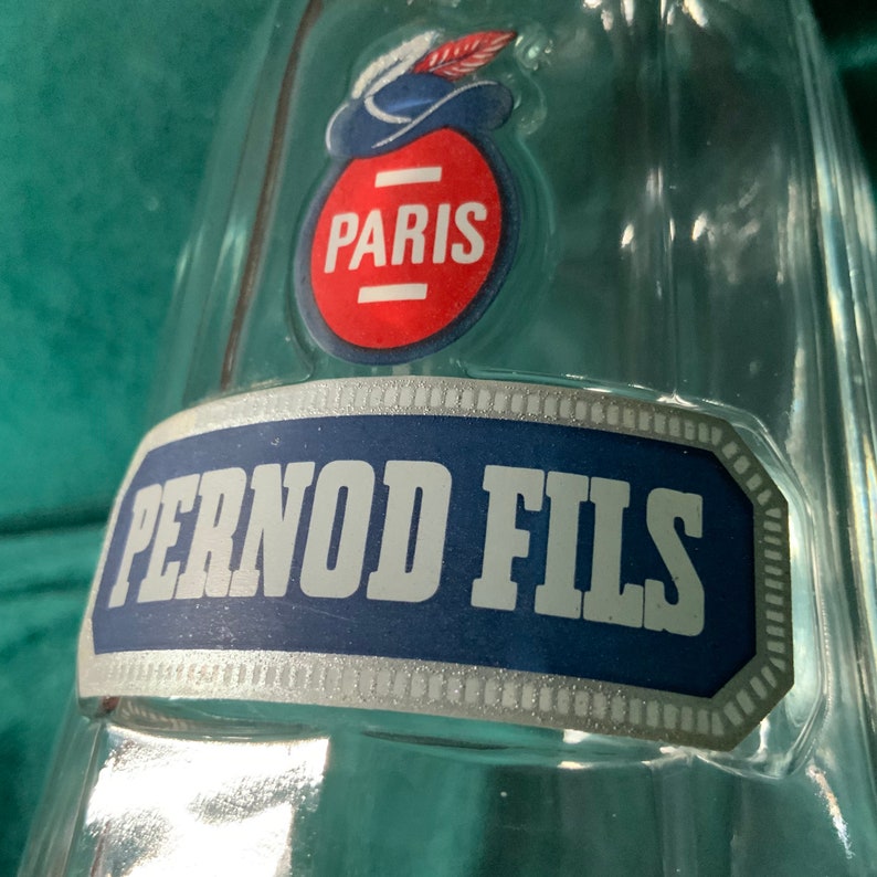 2 Pernod Paris Water Carafes / Cocktail / French Aperitif Typically. Etsy