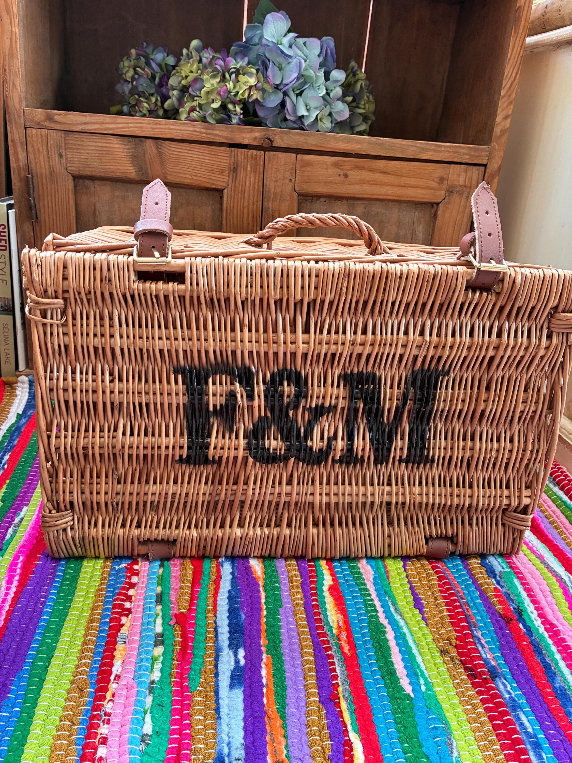 F and M Hamper Basket - Etsy UK