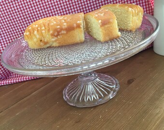 Vintage Glass Cake Stand