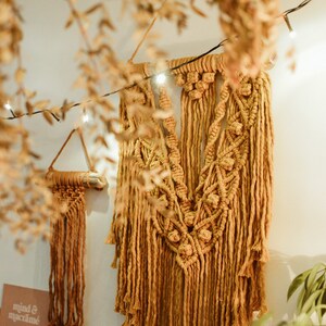 Macrame Wall Hanging - Large Wall Art - Tapestry - Fiber Art - Eclectic Decor