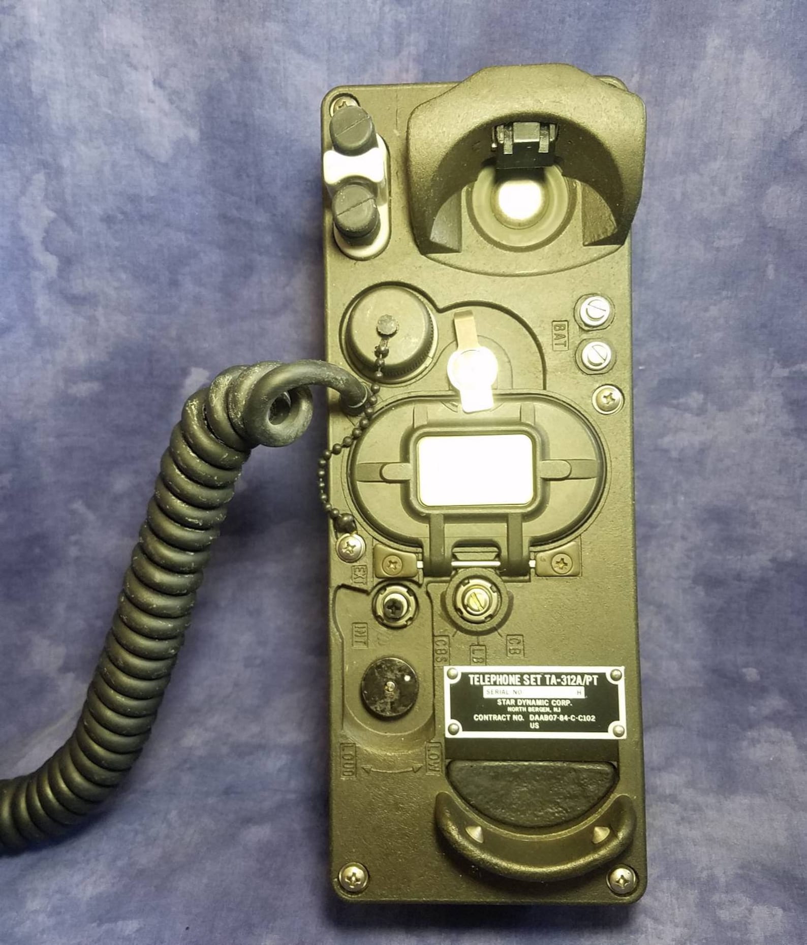 Vintage U.S. Army Field Telephone Set TA312A/PT Etsy