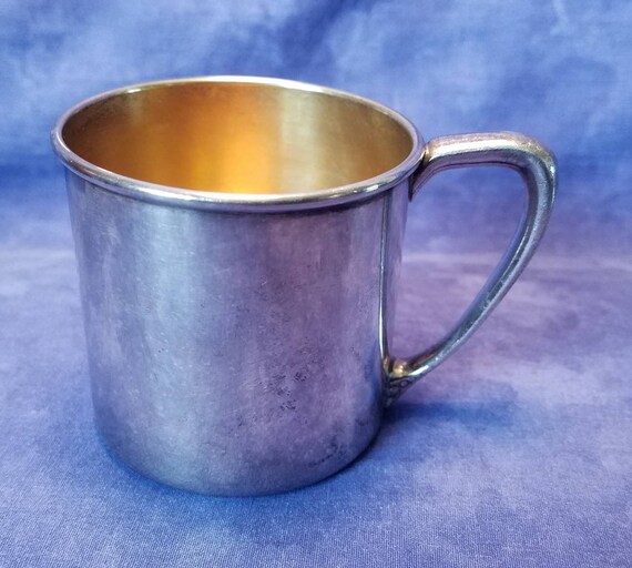 oneida silver baby cup